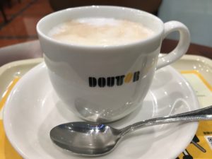 ドトール守山　カフェラテとハニーカフェオレ